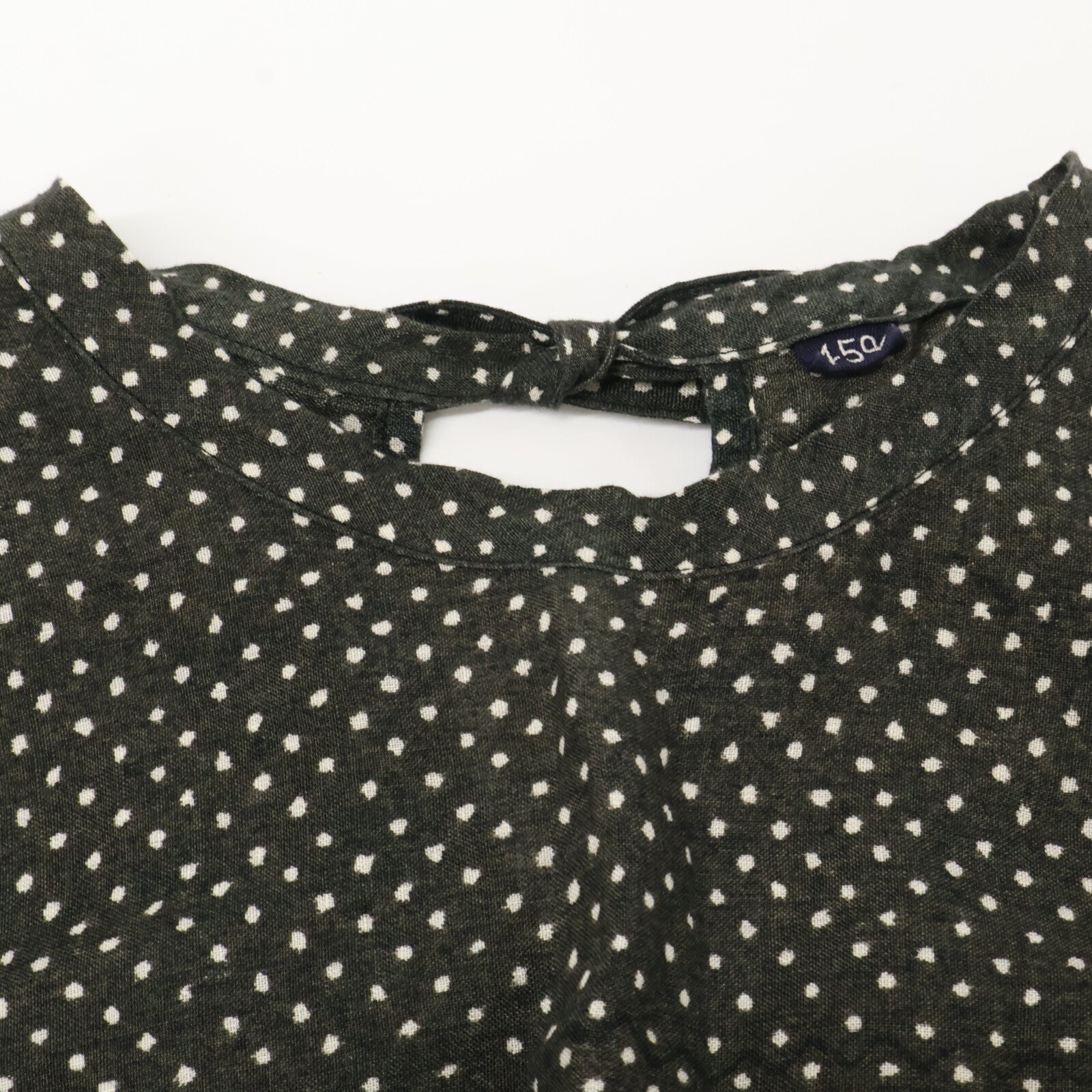 45R 【Like New/24SS】70650392 Linen Dot Print Dress