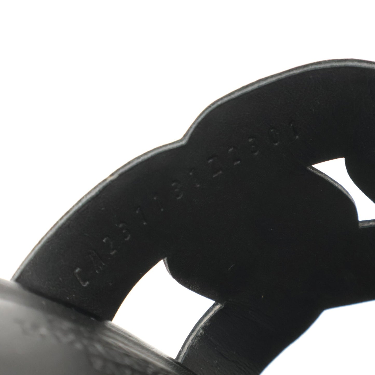 HERMES Hermes [Beautiful] Gaby 60 Gaby 60 Chaine Gourmette Chaine Torsade Chunky Heel Shoes