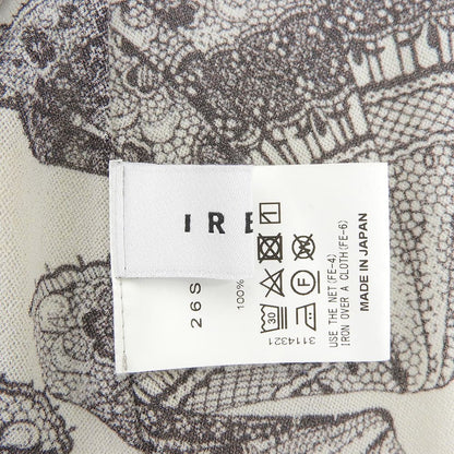 美品 Lace Print Mesh Tops 上衣 女款 灰色 黑色 36 24SS 上衣 36 女款