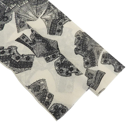 美品 Lace Print Mesh Tops 上衣 女款 灰色 黑色 36 24SS 上衣 36 女款