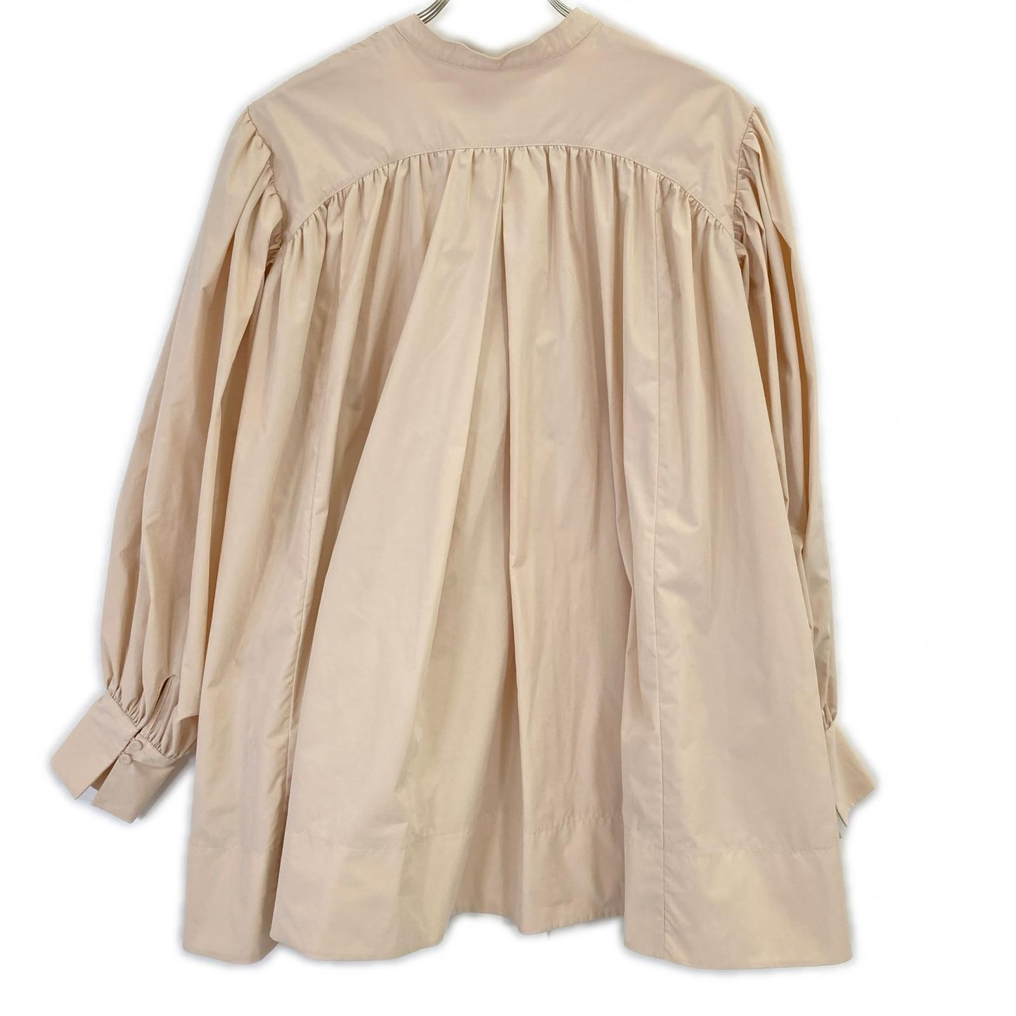 CELFORD Light Pink Scalloped Volume Tunic Top ONE