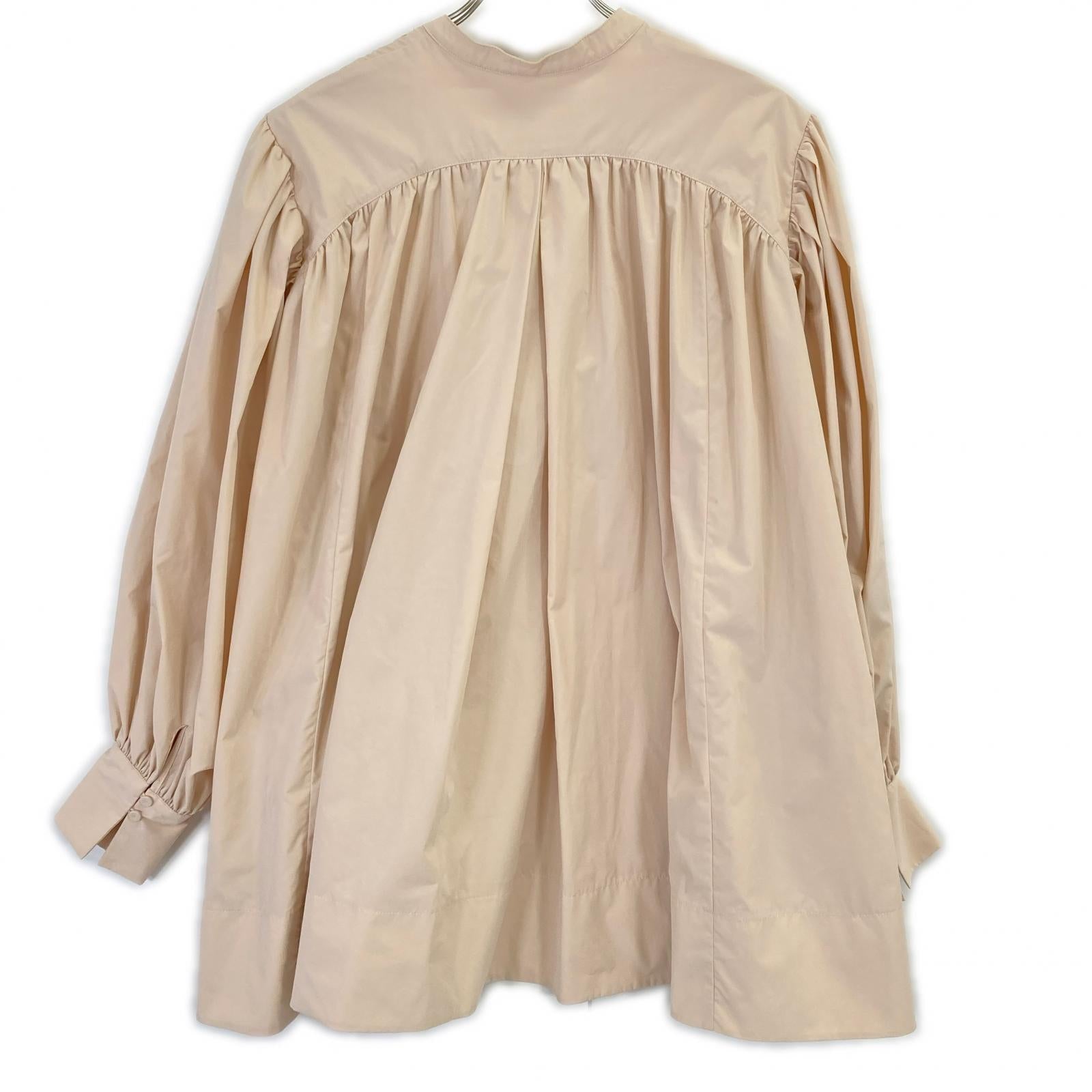 CELFORD Light Pink Scalloped Volume Tunic Top ONE