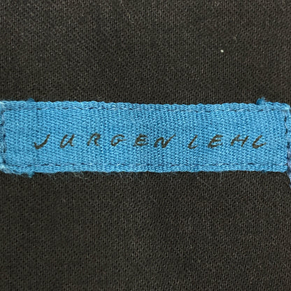 JURGEN LEHL J0141FA321 Blue Cotton Linen Boat Neck Tunic Dress M Women's
