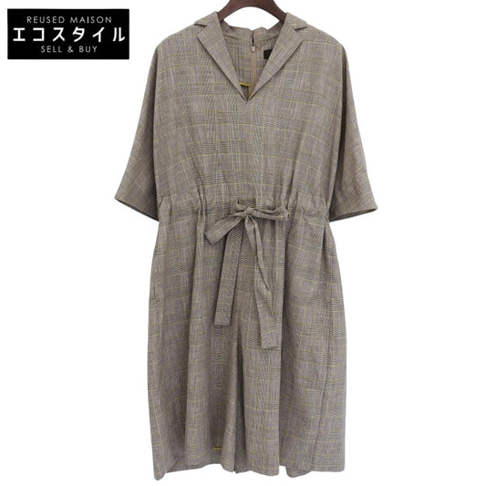 TOMORROWLAND collection Wind Brownie culottes women's brown 36 made in 2024 one-piece dress