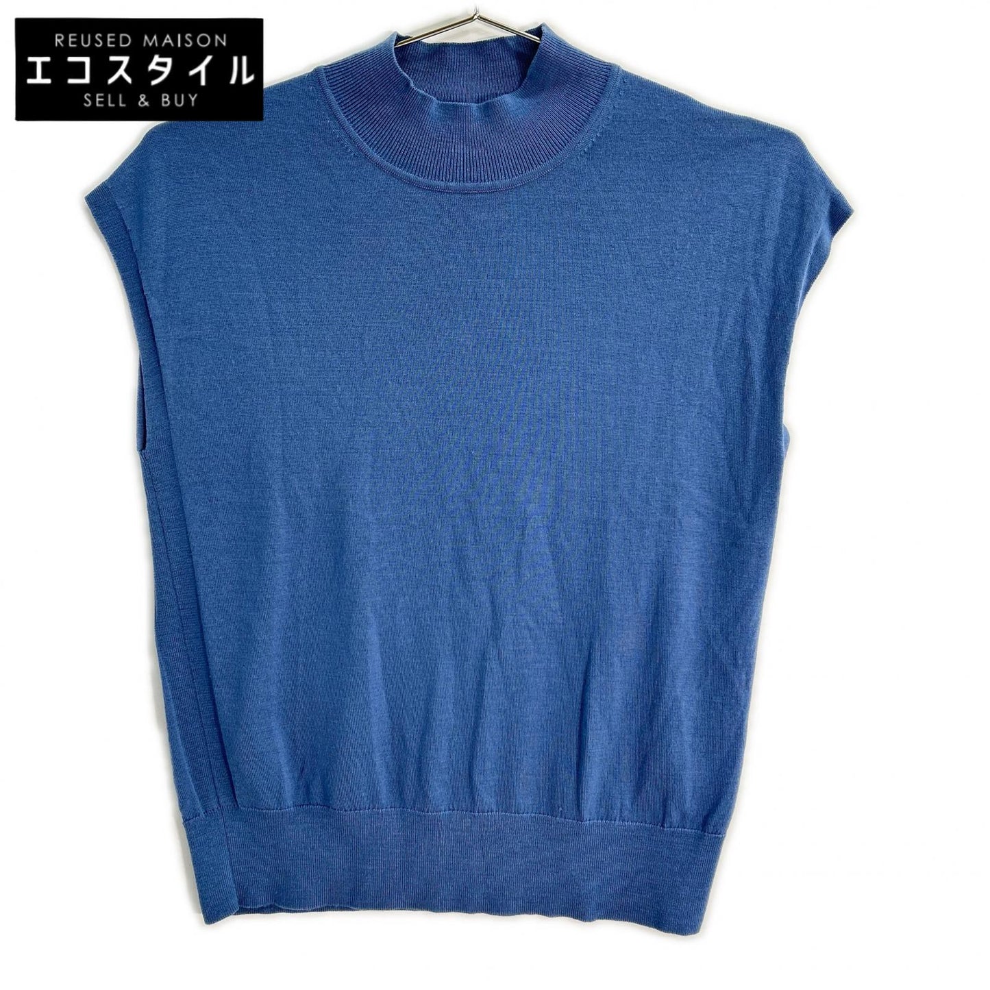 theory luxe 奢华理论 24AW 03-4301716 浅蓝色 羊毛 法式袖 针织衫 上衣 S32