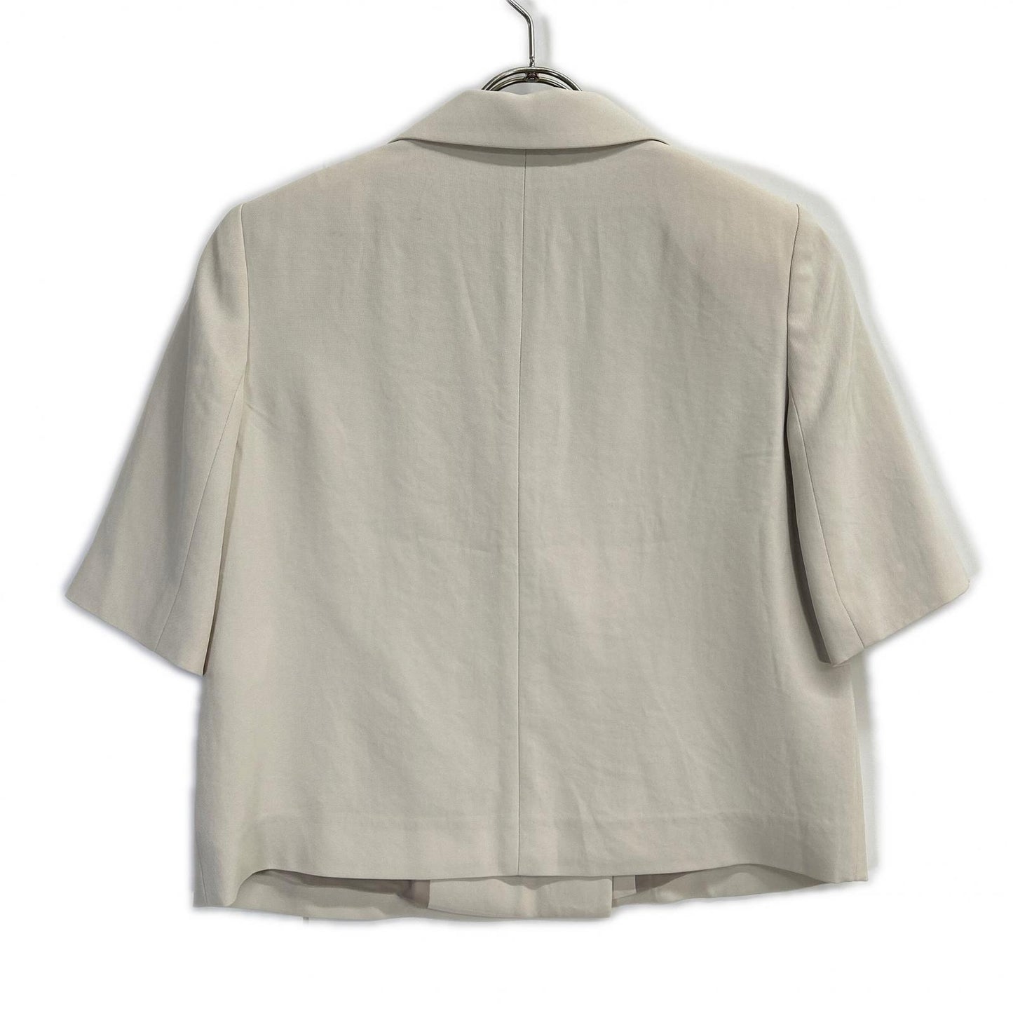 theory luxe セオリーリュクス 24AW 03-4304400 オフホワイト ハーフスリーブ Clinda Becca ダブルジャケット ジャケット
