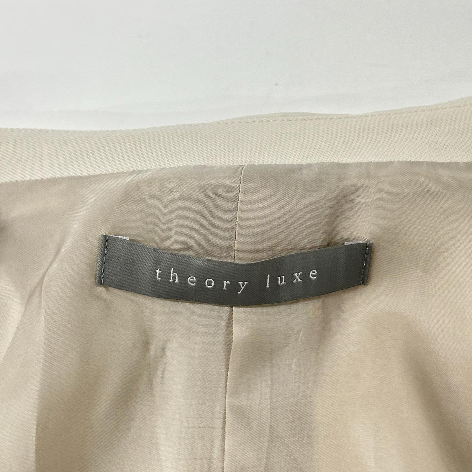 theory luxe セオリーリュクス 24AW 03-4304400 オフホワイト ハーフスリーブ Clinda Becca ダブルジャケット ジャケット
