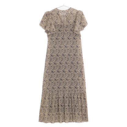 VIVIENNE TAM 谭燕玉 棕色吊带内衬 -confiture- VARIOUS PRINTED DRESSES 连衣裙