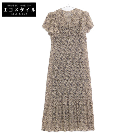 VIVIENNE TAM ヴィヴィアンタム ブラウン キャミソール付き -confiture- VARIOUS PRINTED DRESSES ワンピース