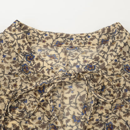 VIVIENNE TAM 谭燕玉 棕色吊带内衬 -confiture- VARIOUS PRINTED DRESSES 连衣裙