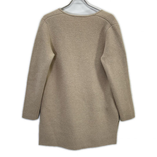 theory luxe セオリーリュクス ﾍﾞｰｼﾞｭ ｳｰﾙ×ｱﾙﾊﾟｶ ﾀﾞﾌﾞﾙﾌﾞﾚｽﾄ ﾛﾝｸﾞﾆｯﾄｶｰﾃﾞｨｶﾞﾝ トップス 38