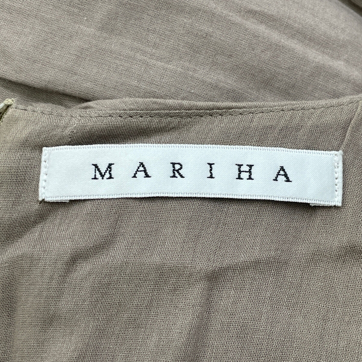 MARIHA Mariha 灰褐色棉质无袖连衣裙 连衣裙