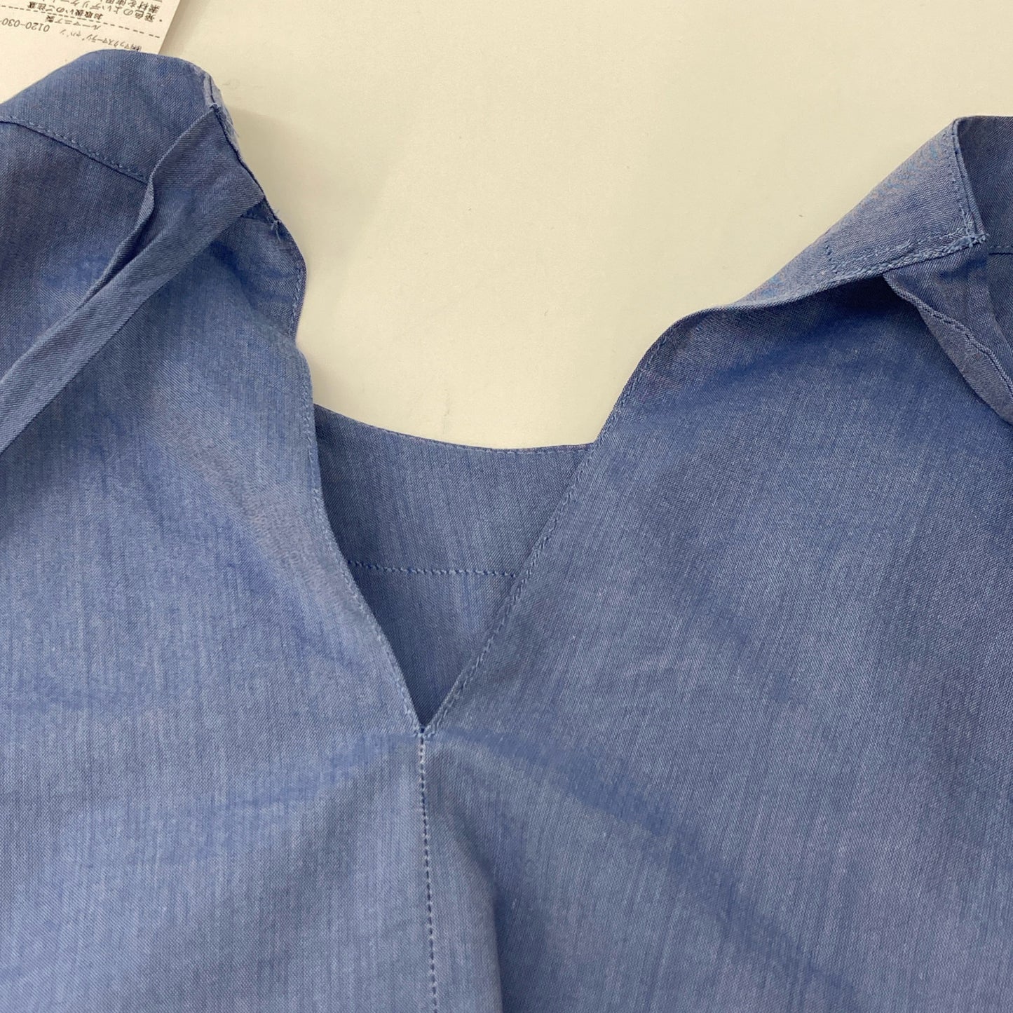 S MaxMara 9161015306 ELEONORA Blue Cotton Ribbon Design Sleeveless Blouse Top