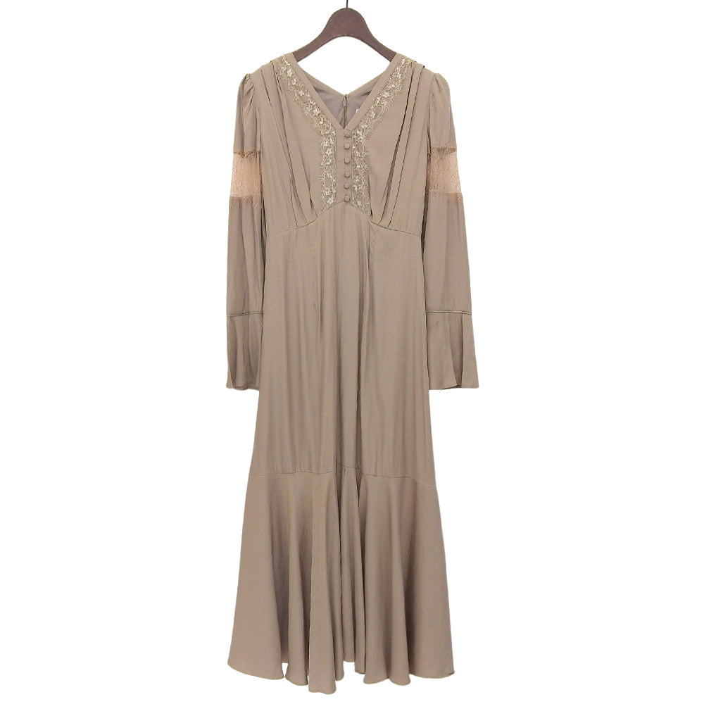 AMERI AMERI FLARE SATIN DRESS 连衣裙 女士 米色 S 连衣裙 S 女士