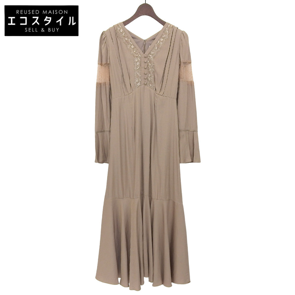 AMERI AMERI FLARE SATIN DRESS 连衣裙 女士 米色 S 连衣裙 S 女士