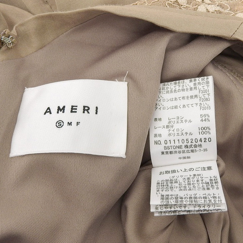 AMERI AMERI FLARE SATIN DRESS 连衣裙 女士 米色 S 连衣裙 S 女士