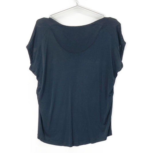 LOUIS VUITTON Black Monogram Patchwork Ribbon Design Sleeveless Mesh Pullover Top