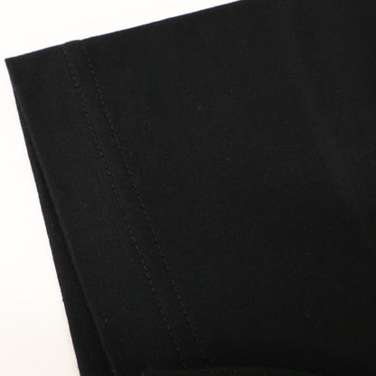 1PIU1UGUALE3 Uno Piu Uno Uguale Tre MRT289 Black BACK LEAF V-NECK TEE V-Neck T-Shirt Top