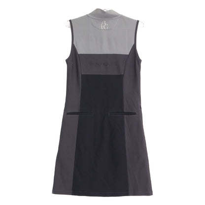 [GOLF] GST156 Gray Side Switch Sleeveless Polo Dress 2 for Women