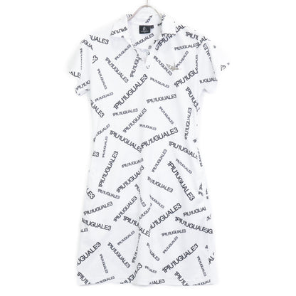 【GOLF】GST153 White Random Logo Mini Dress II Women's