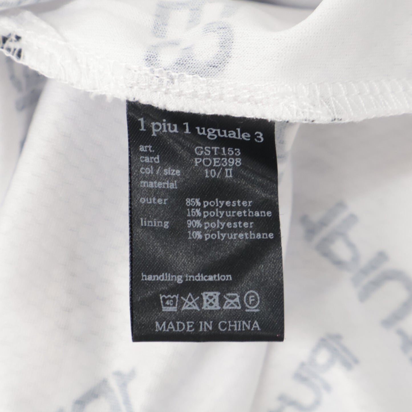 【GOLF】GST153 White Random Logo Mini Dress II Women's