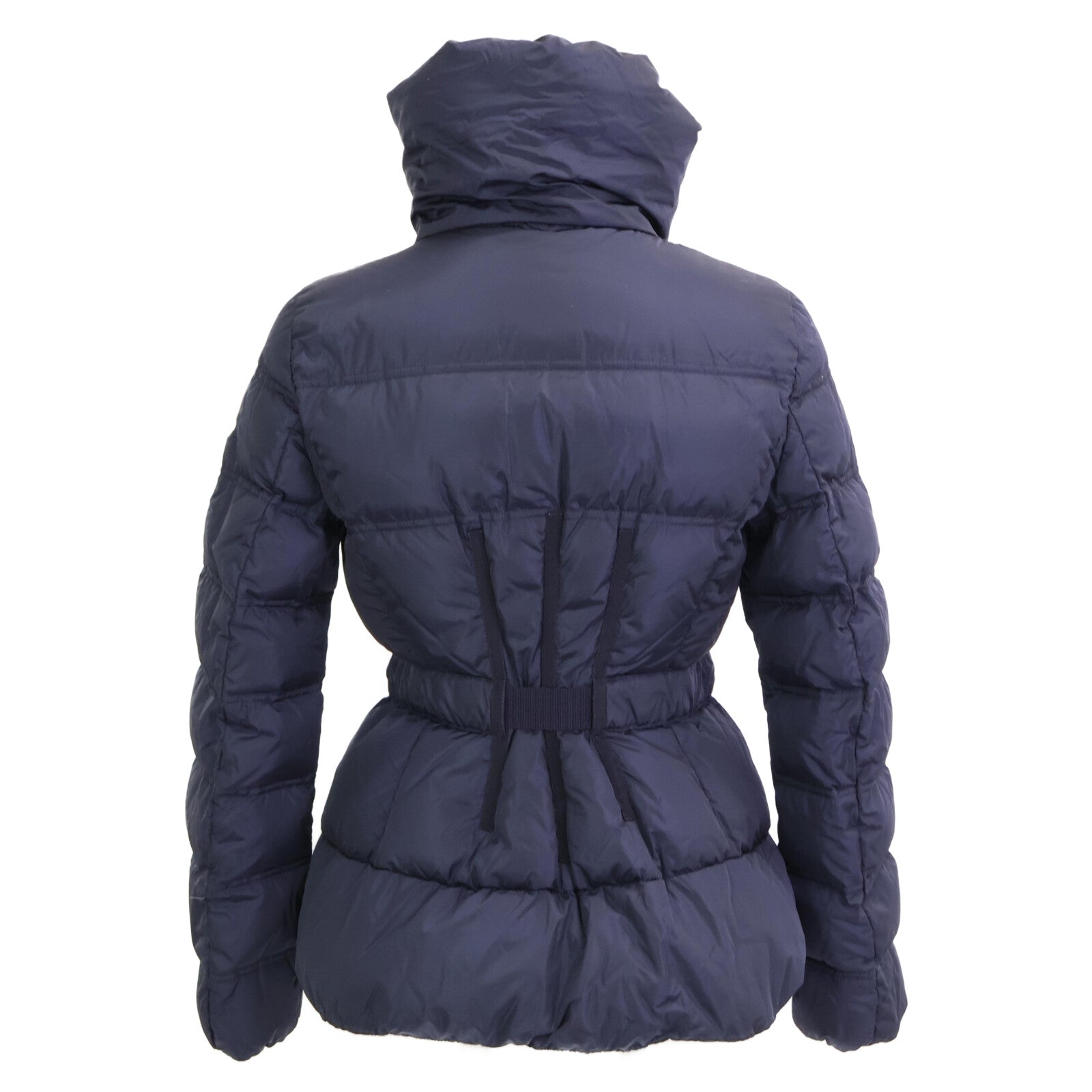 Domestic genuine ALOUETTE down jacket with belt, size 0 for women