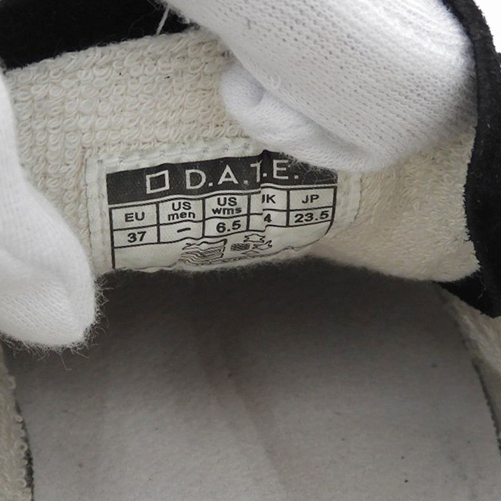 D.A.T.E. HILL LOW USED BLACK 翻毛皮低帮运动鞋 女士 黑色 23.5厘米 鞋子 4(UK) 女士