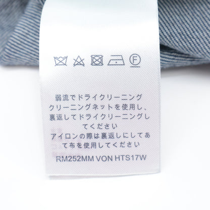 LOUIS VUITTON Louis Vuitton Excellent condition Domestic genuine 25SS RM252MM VON HTS17W 1AHVVJ Monogram Short Sleeve Denim Shirt Tops