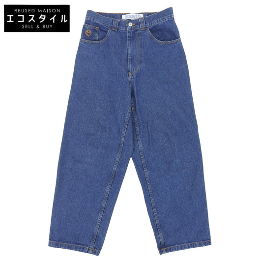 POLAR SKATE CO Cotton Wide Denim Pants Bottoms Men's Blue XS Bottoms XS Men's