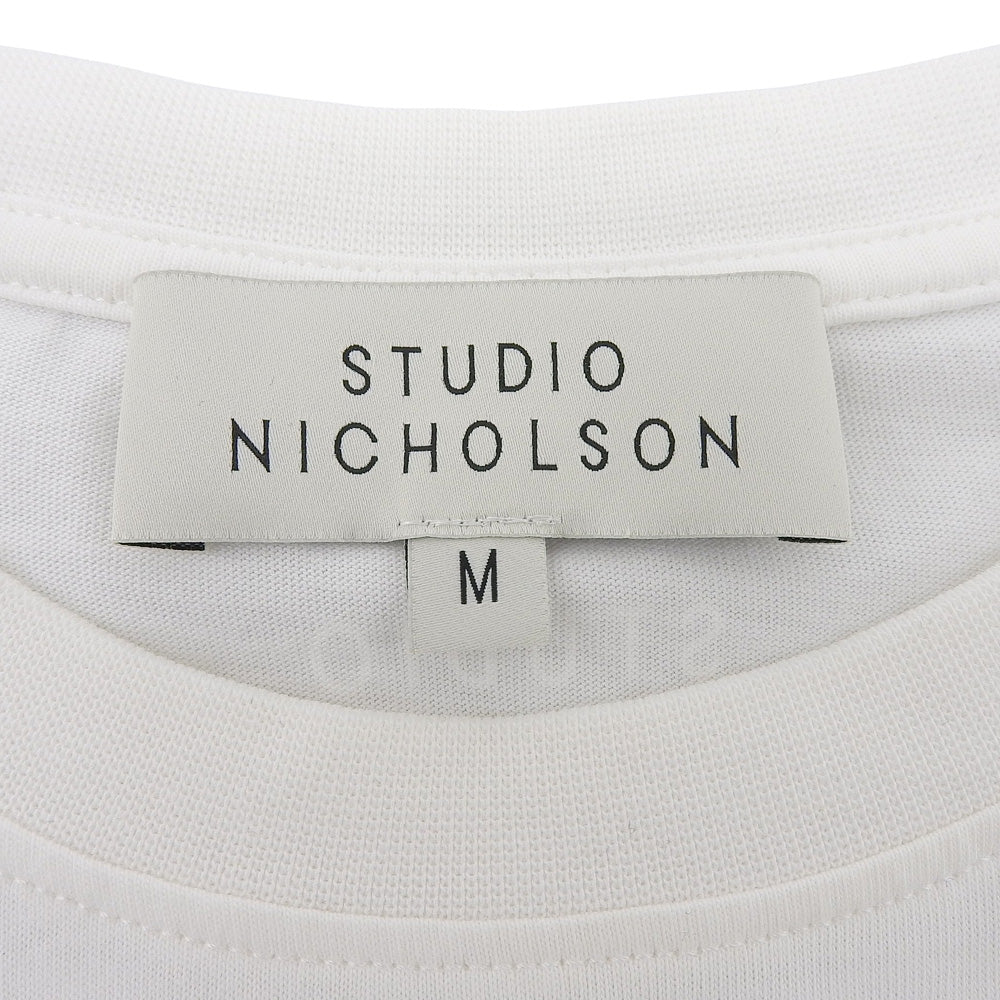 STUDIO NICHOLSON 工作室尼克尔森 美品 棉质 短袖 T恤 上衣 男款 白色 M 上衣