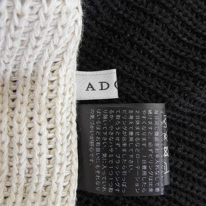 ADORE Adore Excellent condition Linen Cable Knit Top Women's Beige x Black 38 531-2170424 Top