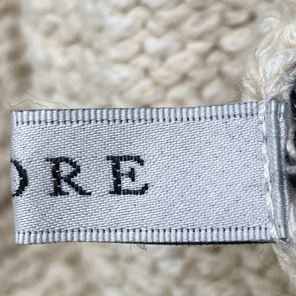 ADORE アドーア 531-2170212 ホワイト タリー糸スラブインターシャニット トップス