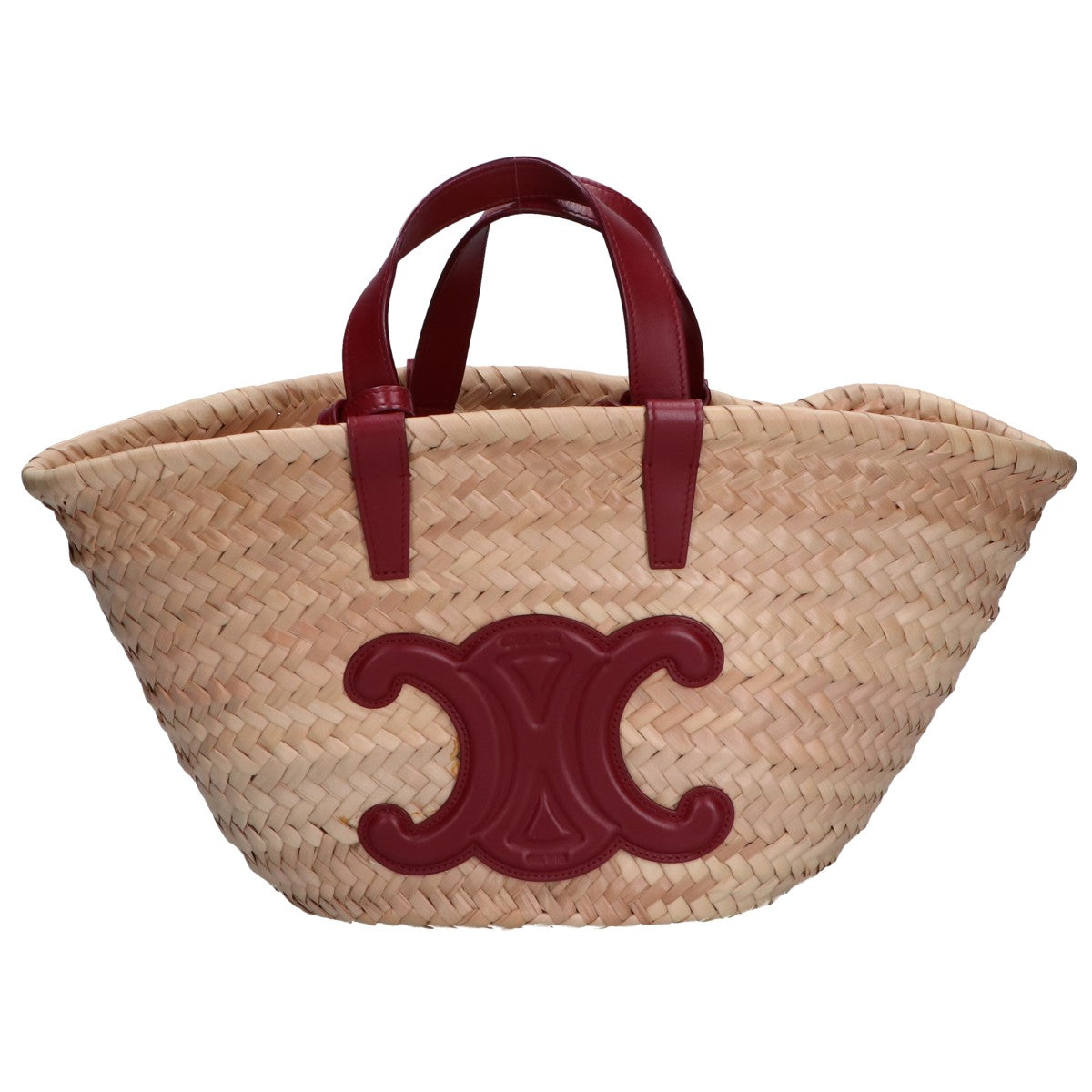 CELINE Celine Teen Classic Panier Triomphe Woven Tote Bag