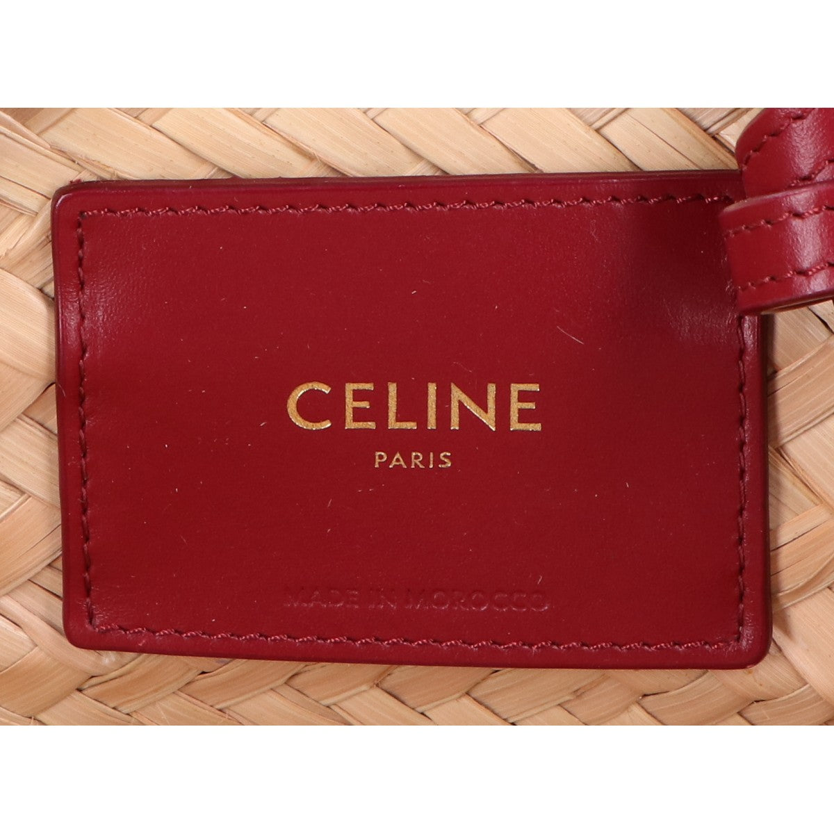 CELINE Celine Teen Classic Panier Triomphe Woven Tote Bag