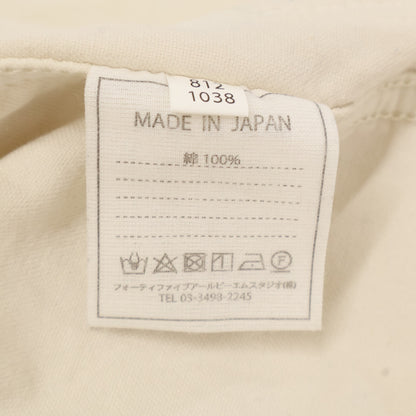 45R 8121038 White Velour Corduroy 908G Jean Jacket 2 Women's