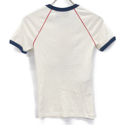 GUCCI 574386 White Tennis Cotton Jersey T-Shirt Tops