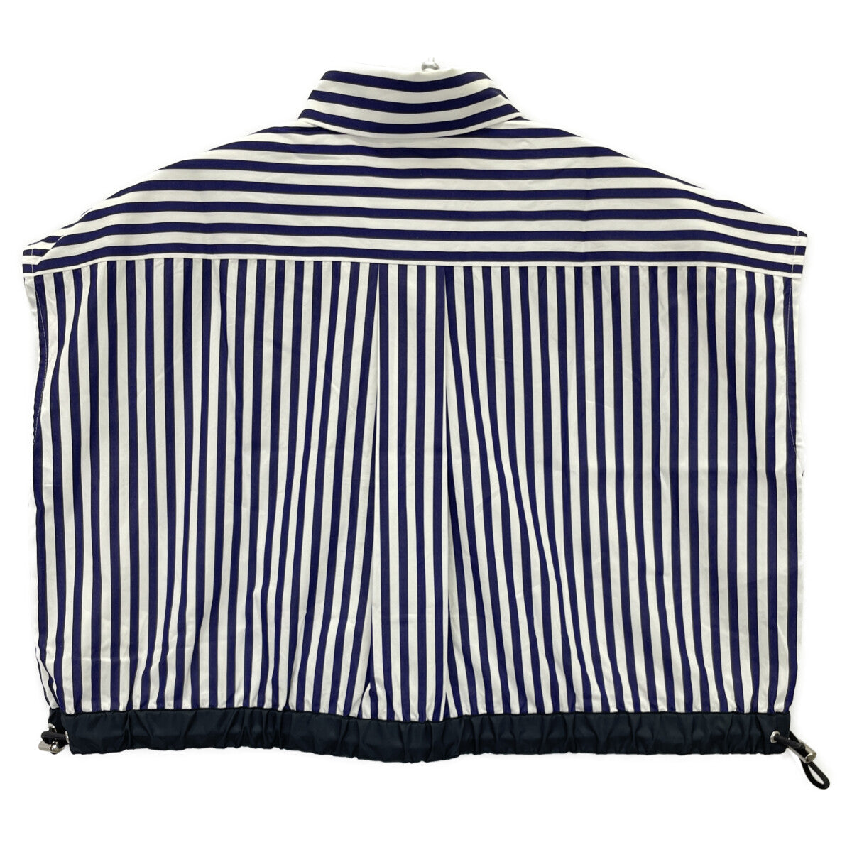 sacai sacai 23-06505 23SS 蓝白 Thomas Mason 条纹短袖衬衫 上衣