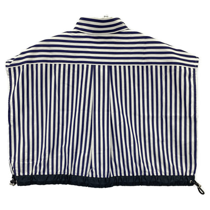 sacai sacai 23-06505 23SS 蓝白 Thomas Mason 条纹短袖衬衫 上衣