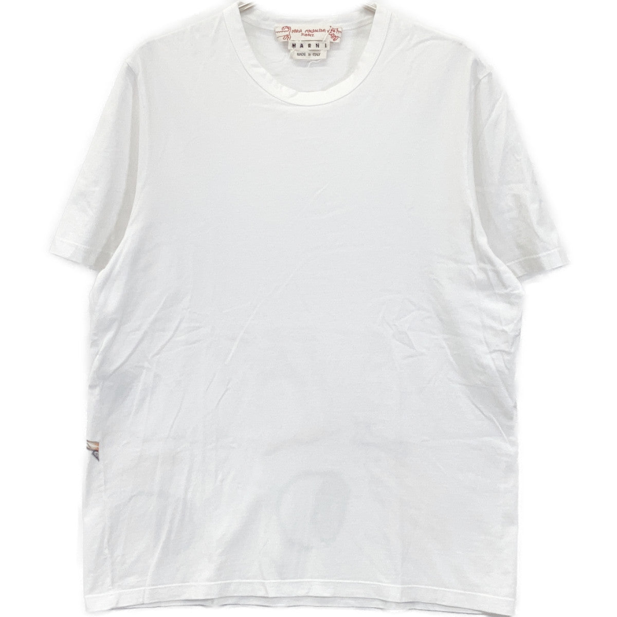 MARNI マルニ 【×MARIA MAGDALENA SUAREZ】M05GC0139 18SS ホワイト プリントTシャツ トップス