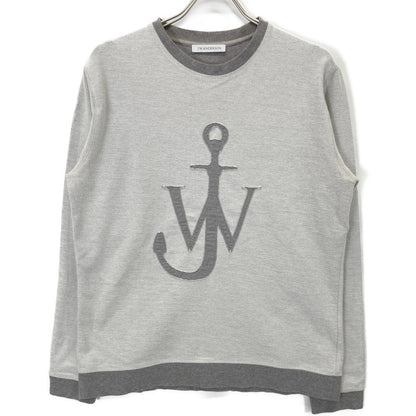 J.W.Anderson Grey Logo Pullover Sweatshirt Tops M Men's