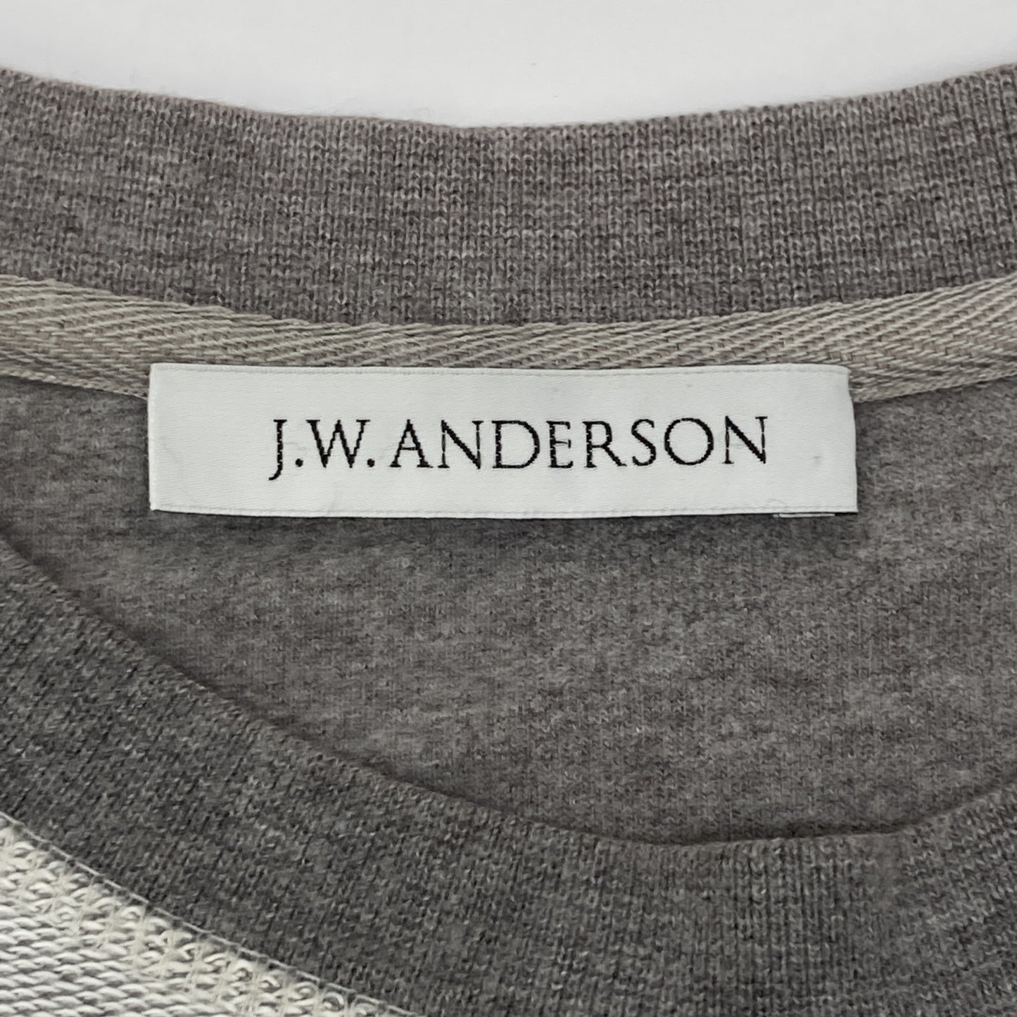 J.W.Anderson Grey Logo Pullover Sweatshirt Tops M Men's