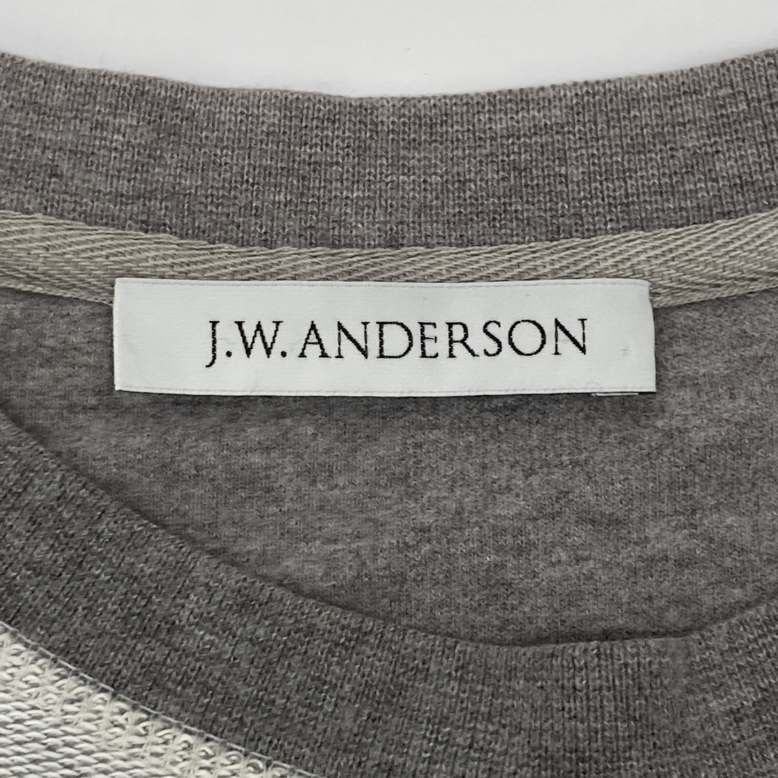 J.W.Anderson Grey Logo Pullover Sweatshirt Tops M Men's