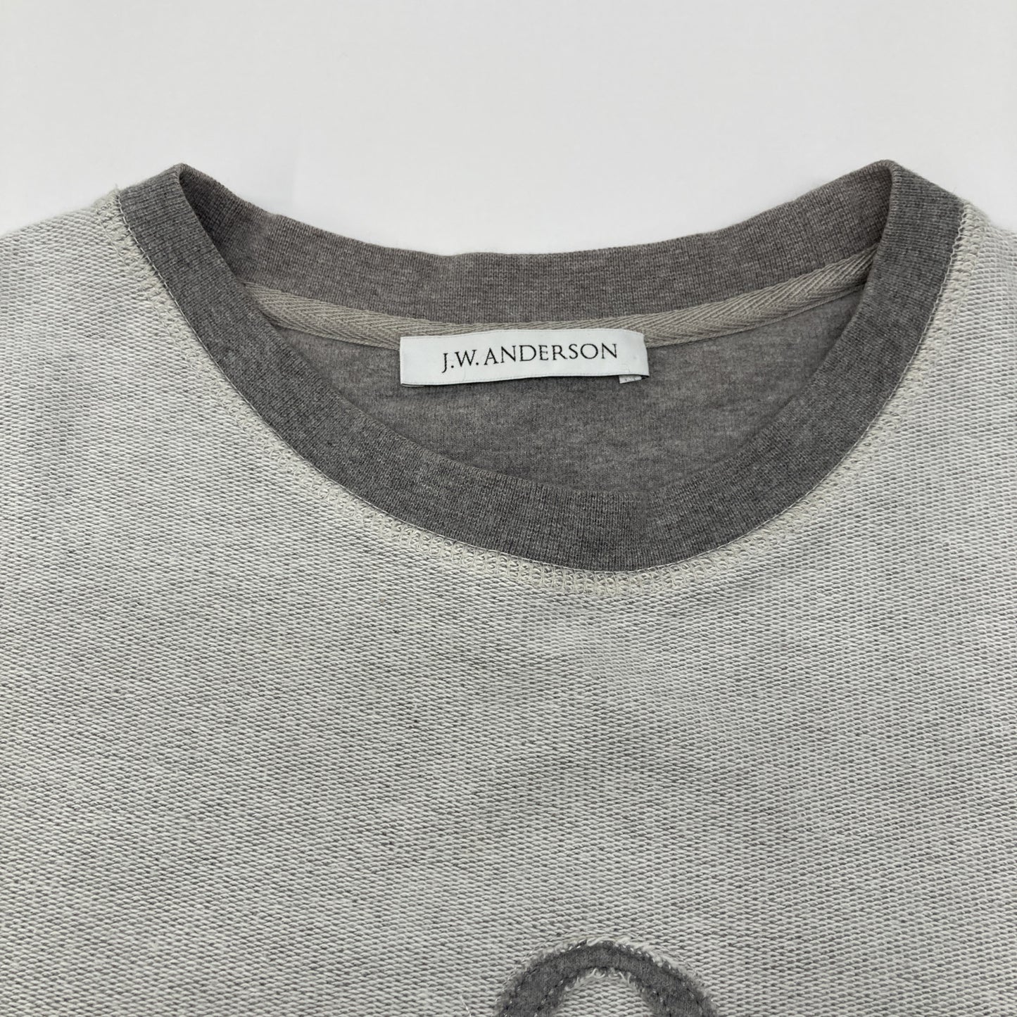J.W.Anderson Grey Logo Pullover Sweatshirt Tops M Men's