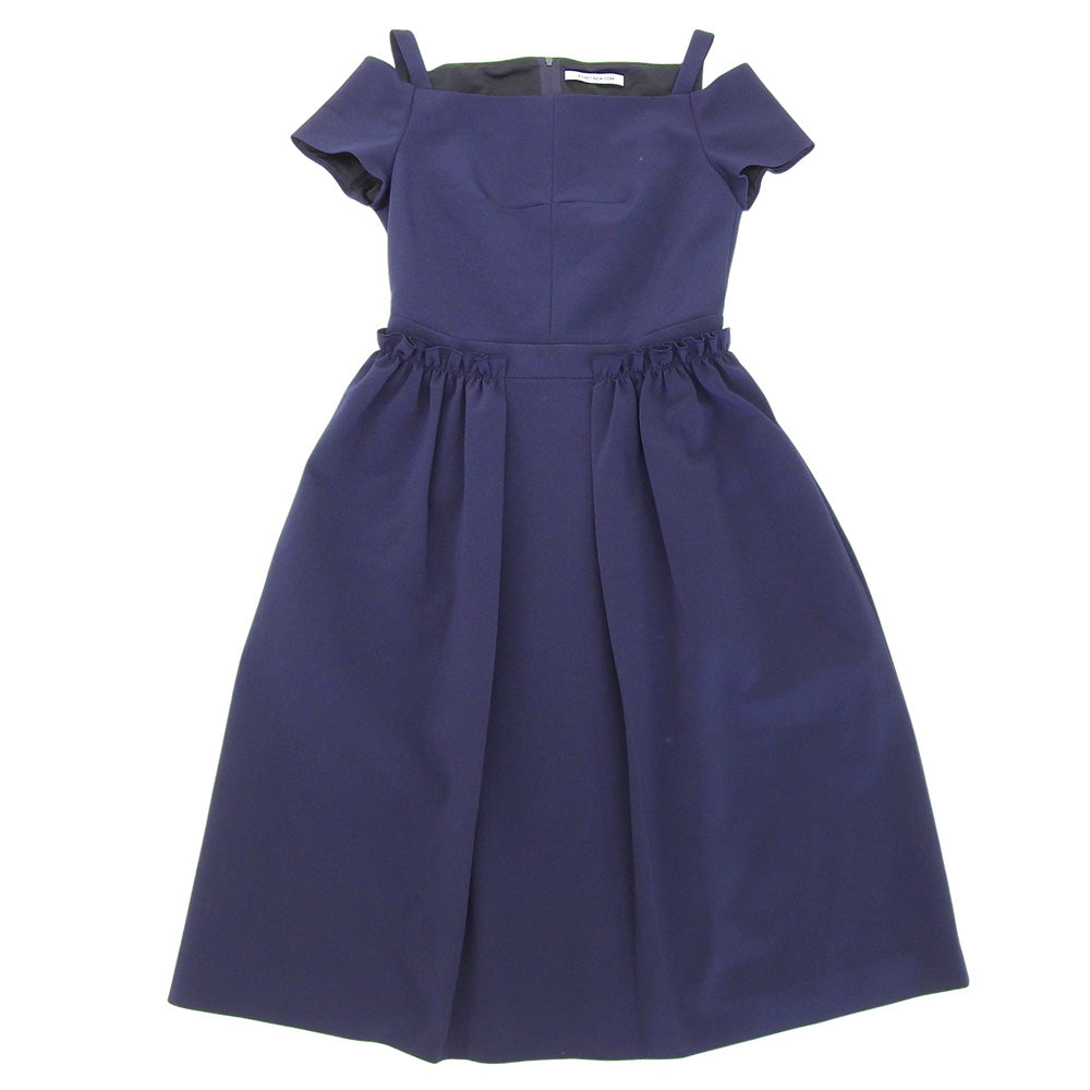 FOXEY NEW YORK Beautiful Triacetate Elegance Summer Dress Women's Navy 38 37324-NAOFI103T Dress