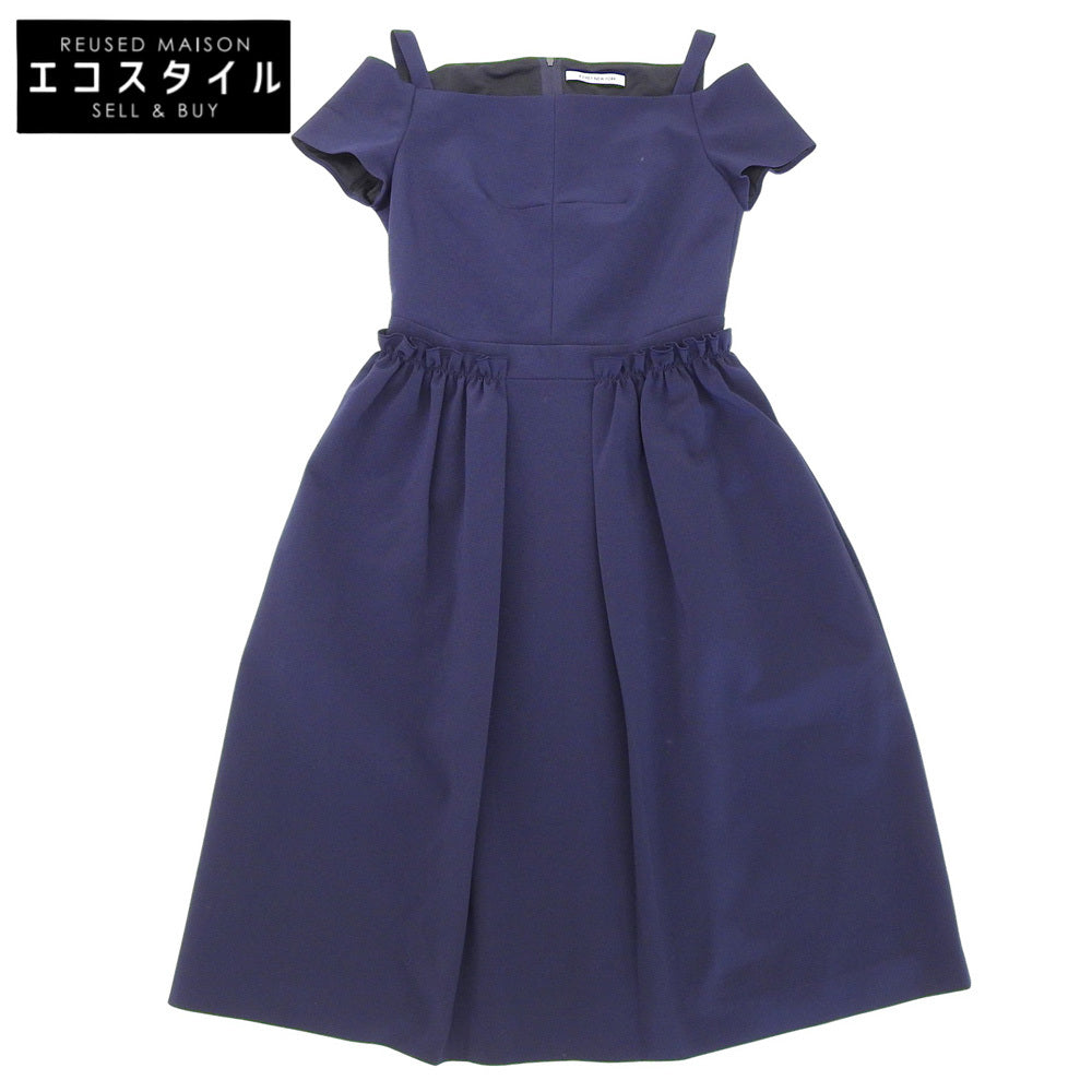 FOXEY NEW YORK Beautiful Triacetate Elegance Summer Dress Women's Navy 38 37324-NAOFI103T Dress