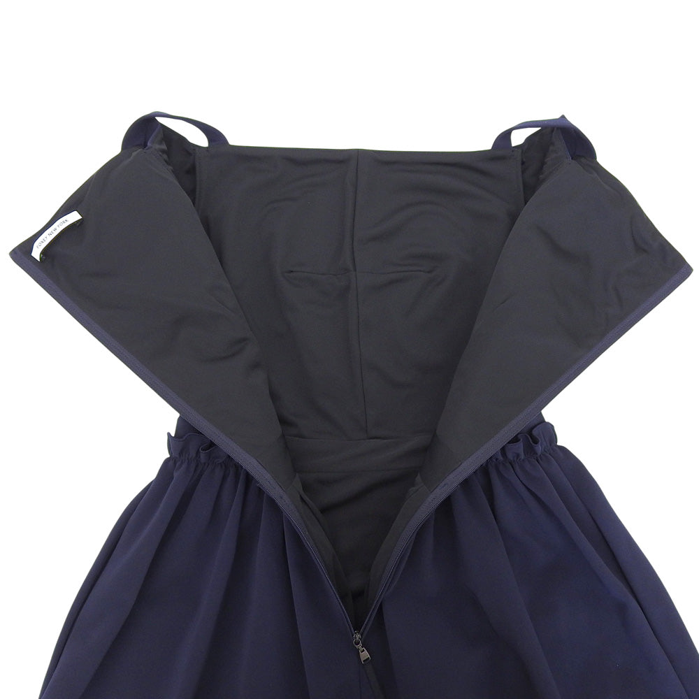 FOXEY NEW YORK Beautiful Triacetate Elegance Summer Dress Women's Navy 38 37324-NAOFI103T Dress