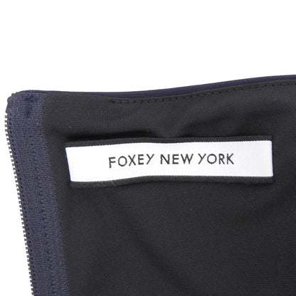 FOXEY NEW YORK Beautiful Triacetate Elegance Summer Dress Women's Navy 38 37324-NAOFI103T Dress