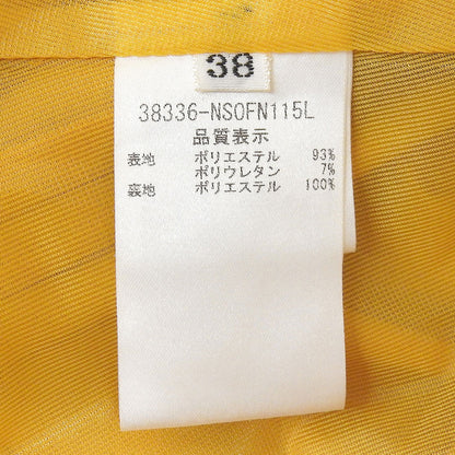 FOXEY NEW YORK Sleeveless Dress Yellow 38 38336-NSOFN115L Beautiful Condition Polyester Frill Design