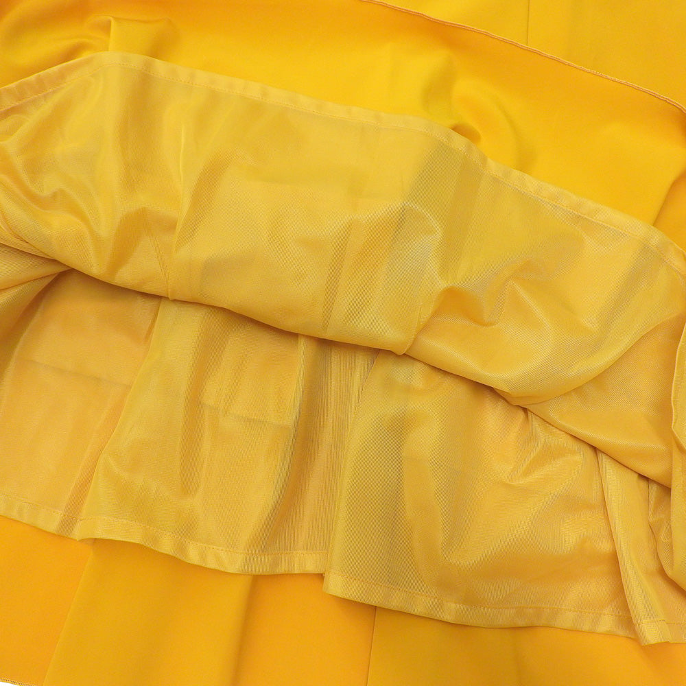 FOXEY NEW YORK Sleeveless Dress Yellow 38 38336-NSOFN115L Beautiful Condition Polyester Frill Design