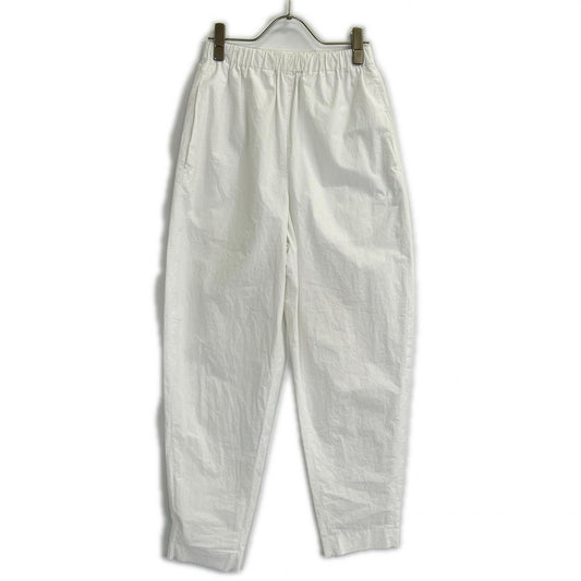 ENFOLD エンフォルド 23SS 300GS231-1710 ホワイト コットン EGG PANTS イージーパンツ ボトムス